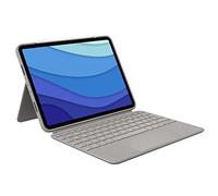 Logitech Combo Touch Tastatur-Case para iPad Pro 11 Pulgadas (1, 2. y 3. generación) Deutsches QWERTZ-Layout - Gris