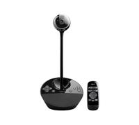 Logitech ConferenceCam BCC950 - Sistema de conferencia, cámara PTZ FullHD, teléfono con altavoz integrado, micrófono omnidireccional, control remoto, vástago extensor, USB Plug and Play, 960-000867