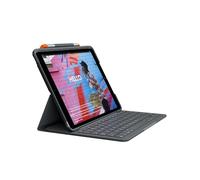 Logitech Slim Folio para iPad 7a generación, Disposición QWERTY Inglés Reino Unido, Gris