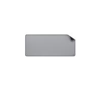 Logitech Desk Mat - Studio Series, Multifuncional, Alfombrilla de Ratón Grande, Protector de Escritorio, Base Antideslizante, Resiste Salpicaduras, Gris