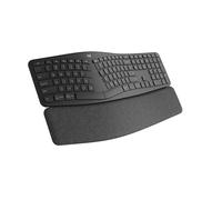 Logitech ERGO K860 for Business, Teclado partido inalámbrico, Disposición AZERTY Francés - Gris
