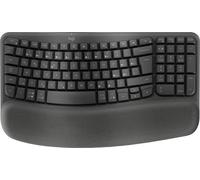 Logitech Ergo Series - Tastiera - Wireless - 2,4 Ghz, Bluetooth le