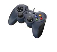 Logitech F310 Gamepad con Cable, Distribución Tipo Consola, Mando de Dirección 4 Conmutadores, Comodidad de Sujeción, Cable 1,8m, PC - Azul/Gris