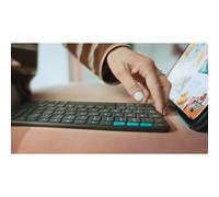 Logitech Flip Folio, funda con teclado para iPad Pro (M4) y iPad Air de 11 pulgadas (M2 y M3) (5.ª generación, 2024) Funda protectora con Bluetooth almacenable, multidispositivo, QWERTY ESP - Grafito