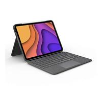 Logitech Folio Touch QWERTY Español Smart Connector Gris