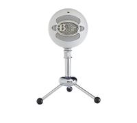 Logitech for Creators Blue Snowball Micrófono de Condensador USB para Grabaciones, Streaming, Podcasting, Gaming, PC, Mac, Patrones de Captación Cardioide y Omnidireccional, Diseño Retro - Plata