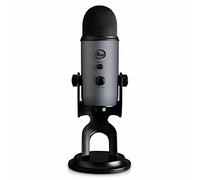 Logitech for Creators Blue Yeti Micrófono USB para Grabación, Streaming, Gaming, Podcasting en PC y Mac, Micro de Condensador para Ordenador con Efectos Blue VO!CE, Soporte Ajustable, Plug&Play - Gris