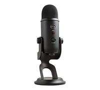 Logitech for Creators Blue Yeti Micrófono USB para Grabación, Streaming, Gaming, Podcasting en PC y Mac, Micro de Condensador para Ordenador, Soporte Ajustable, Plug&Play - Negro