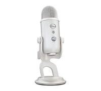 Logitech for Creators Blue Yeti Micrófono USB para Streaming de Gaming, Software Blue Vo!CE, PC, Podcast, Estudio, Mic para Ordenador, Temas únicos de Streamlabs, Acabado de Edición Especial - Blanco