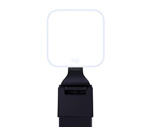 Logitech for Creators Litra Glow LED Luz Streaming Premium con TrueSoft | Iluminación de ordenador para videoconferencias, reuniones con Zoom, con soporte ajustable y app para PC/Mac - Grafito