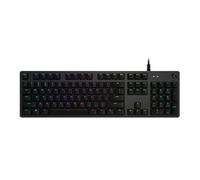 Logitech G 512 Teclado mecánico para Juegos GX-Blue Clicky, iluminación RGB, Bucle USB, Carcasa de Aluminio, Teclas F programables, diseño AZERTY francés, Color Negro