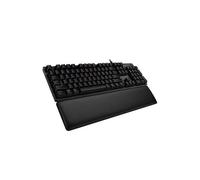 Logitech G 513 Teclado mecánico para Juegos, GX-Brown, interruptores táctiles, iluminación RGB, Bucle USB, reposamuñecas con Espuma de Memoria, Carcasa de Aluminio, diseño francés AZERTY, Color Negro