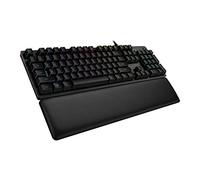 Logitech G 513 Teclado mecánico para Juegos, GX-Brown, interruptores táctiles, iluminación RGB, Bucle USB, reposamuñecas con Espuma de Memoria, Carcasa de Aluminio, diseño francés AZERTY, Color Negro