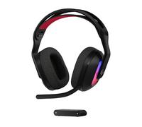 Logitech G Astro A20 X Lightspeed Auriculares inalámbricos Gaming para PS5, Xbox, Switch y PC con PLAYSYNC Audio de Dos Sistemas, Bluetooth, RGB LIGHTSYNC y micrófono con Varilla de 48 kHz - Negro