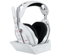 Logitech G Astro A50 LIGHTSPEED para gaming Auriculares inalámbricos + base (Gen 5), PRO-G GRAPHENE, cambio entre 3 sistemas, USB-C a Xbox, PS5, PC/Mac o Nintendo Switch & Switch 2, Bluetooth - Blanco