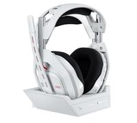 Logitech G Astro A50 Lightspeed Auriculares inalámbricos de Gaming + Base | (5.ª gen), PRO-G GRAPHENE, cambio entre 3 sistemas, USB-C, Xbox, PS5, PC, Nintendo Switch, Switch 2, Bluetooth - Blanco