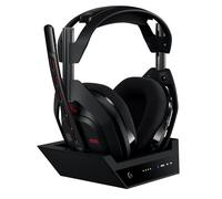 Logitech G Astro A50 LIGHTSPEED para gaming Auriculares inalámbricos + estación base (Gen 5), PRO-G GRAPHENE, cambio entre 3 sistemas, USB-C a Xbox, PS5, PC/Mac o Nintendo Switch, Bluetooth - Negro