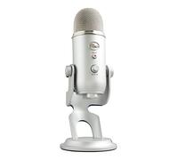 Logitech G Blue Yeti Micrófono USB para Grabación, Streaming, Gaming | Podcasting en PC y Mac, Micro de Condensador para Ordenador con Efectos Blue VO!CE, Soporte Ajustable, Plug&Play - Plata