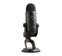 Logitech for Creators Blue Yeti Micrófono USB para Grabación, Streaming, Gaming, Podcasting en PC y Mac, Micro de Condensador para Ordenador, Soporte Ajustable, Plug&Play - Negro