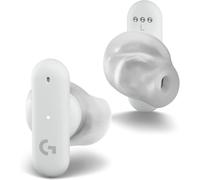 Logitech G FITS Auriculares Inalámbricos para Gaming, Ajuste Moldeado a Medida, LIGHTSPEED + Bluetooth, 4 Micrófonos Beamforming, PC, Mac, PS5, PS4, Móvil, Nintendo Switch, Blanco