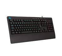 Logitech G G213 Prodigy Teclado Gaming, RGB LIGHTSYNC, Teclas retroiluminadas, Resistente a Salpicaduras, Teclas personalizables, Controles Multimedia Dedicados, Disposición QWERTY ES - Negro