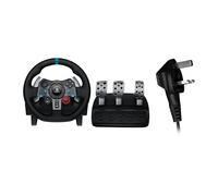 Logitech G G29 Driving Force Racing Wheel and Floor Pedals, Enchufe británico - Negro