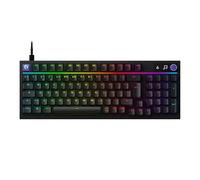 Logitech G G316 X 98, Teclado Gaming, 8kHz, interruptores táctiles Hot-Swap, con Junta, Pantalla LED Matriz y Control Giratorio, Teclas PBT Doble Moldeado, USB-C, RGB, PC, ESP QWERTY - Negro