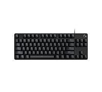 Logitech G G413 TKL SE Teclado Mecánico Gaming | Teclado Compacto Retroiluminado, Interruptores Mecánicos Táctiles, Anti-Ghosting, Windows, macOS, QWERTY US INTL - Negro
