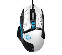 Logitech G G502 Hero K/DA Ratón Gaming con Cable, Sensor Hero 25K, LIGHTSYNC RGB, Peso Ajustable, 11 Botones programables, Memoria integrada, League of Legends - Blanco