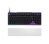 Logitech G G512 X 98 Hot-Swappable TMR analógico/mecánico teclado gaming, 8K, RAPID TRIGGER, RGB, cable + G512 X PALM REST 98, reposamanos acrílico amplificador de la barra de luz RGB,ESP QWERTY-Negro