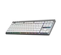 Logitech G G515 Lightspeed TKL de Perfil bajo Teclado Gaming inalámbrico | Disposición AZERTY Francés, Táctil - Blanco