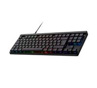 Logitech G G515 TKL Teclado con Cable para Gaming de Perfil bajo, RGB Totalmente Personalizable, Teclas PBT de Doble Moldeado, Spanisches QWERTY-Layout - Negro