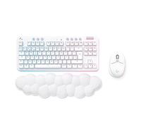 Logitech G G705 Ratón Inalámbrico para Gaming y G715, Teclado Mecánico Inalámbrico para Gaming y Reposamanos, Iluminación RGB LIGHTSYNC, Tecnología Inalámbrica Lightspeed, PC/Mac, Negro