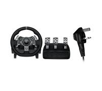 Logitech G G920 Driving Force Racing Wheel and Floor Pedals para Xbox Series X|S, Xbox One, PC, Mac, Enchufe británico - Negro