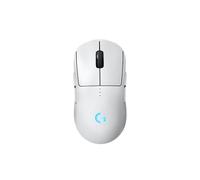 Logitech G Pro 2 Lightspeed, ratón inalámbrico para Gaming | Para diestros/zurdos, hasta 4 botones laterales magnéticos, sensor de 44 000 DPI, USB-C, PC/Mac - Blanco