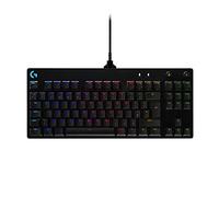 Logitech G PRO Mechanical Gaming Keyboard, Ultra Portable Tenkeyless Design, Detachable Micro USB Cable, 16,8 millones de Color LIGHTSYNC RGB Backlit Keys Black