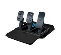 Logitech G PRO Racing Pedals - Pedales de simulación de carreras con freno con celda de carga de 100 kg, totalmente personalizables, resortes y elastómeros intercambiables, diseño modular, Negro