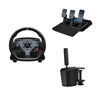 Logitech G Pro Racing Wheel, Accionamiento Directo de 11 NM + Pro Racing Pedals, celda de Carga de 100 kg, + RS Shifter and Handbrake con Cambio fácil de Modo - Xbox Series X|S, Xbox One y PC - Negro