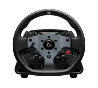 Logitech G PRO Racing Wheel - Volante para PC, PS4 y PS5, fuerza de 11 N⋅m, accionamiento directo, Feedback ultrarrealista, palancas de cambio magnéticas, doble embrague, distribución de botones PRO