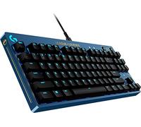 Logitech G PRO Teclado Mecánico Gaming - Sin Teclado Numérico, Diseño Portátil, Cable USB Extraíble, Teclas Iluminadas RGB LIGHTSYNC, Edición Oficial League of Legends - Azul/Oro