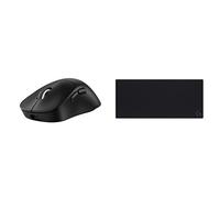Logitech G Pro X Superlight 2 Dex Lightspeed ratón inalámbrico para Gaming, ratón Ligero Pro-Grade de 60g con 5 Botones programables, G840 Alfombrilla de ratón para Juegos XL