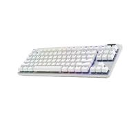 Logitech G Pro X TKL Lightspeed, Teclado inalámbrico para Gaming - Blanco - FRA Tactile