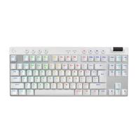 Logitech G Pro X TKL Lightspeed, Teclado inalámbrico para Gaming - Blanco - US INT'L - Tactile