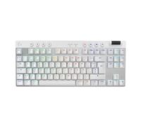 Logitech G Pro X TKL Lightspeed, Teclado inalámbrico para Gaming - Blanco - US INT'L - Tactile