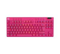 Logitech G Pro X TKL Lightspeed, Teclado inalámbrico para Gaming - Magenta - DEU - Tactile