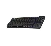 Logitech G PRO X TKL LIGHTSPEED, teclado inalámbrico para gaming, ultraportable, sin sección numérica, RGB LIGHTSYNC, teclas de PBT, interruptores táctiles (GX Brown), QWERTY Español, PC - Negro