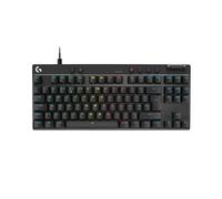 Logitech G Pro X TKL Rapid, Teclado para Gaming Cable sin Teclado numérico | Disposición QWERTY Inglés Reino Unido, Lineal - Negro