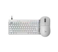 Logitech G Pro X TKL Rapid US INT'L QWERTY, Superlight 2, ratón 60 g-Blanco | Interruptores analógicos magnéticos, Rapid Trigger, RGB personalizable, sensor de 44 000 DPI y respuesta de 8 kHz