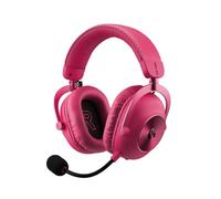 Logitech G Pro X3 Lightspeed Auriculares para Gaming - Magenta | Micrófono de 48 kHz, transductores de grafeno de 50 mm, sonido envolvente 7.1, Bluetooth, PC, PS5