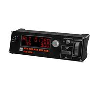 Logitech G Saitek Pro Flight Multi Panel | Controlador piloto automático simulación vuelo, pantalla LCD, lecturas en tiempo real, USB, PC - Negro